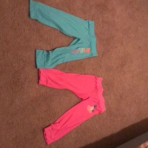 Pink and blue pants